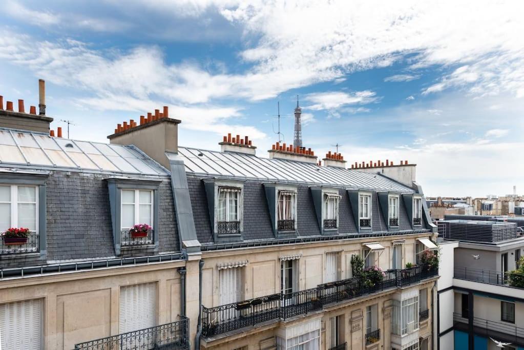 Appartement Vue Tour Eiffel Paryż Zewnętrze zdjęcie